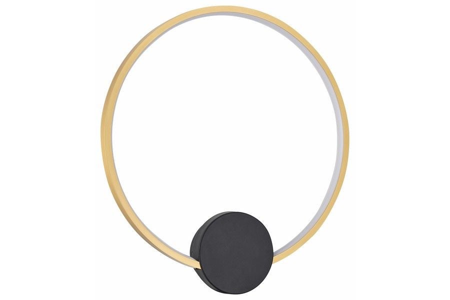 Kinkiet ścienny Condida złoto-czarny-biały LED 17W 3000-4000K 1360lm styl nowoczesny wym: 43 x 40 x 6 cm metal IP20 Reality