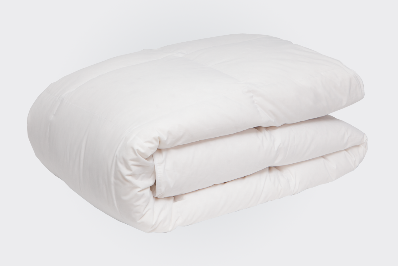 Edredón nórdico gobi kiel dúo 90+100 gr - 105cm (180x220cm) - 100% plumón - 4 estaciones (90+100 gr/m2) - microcell®