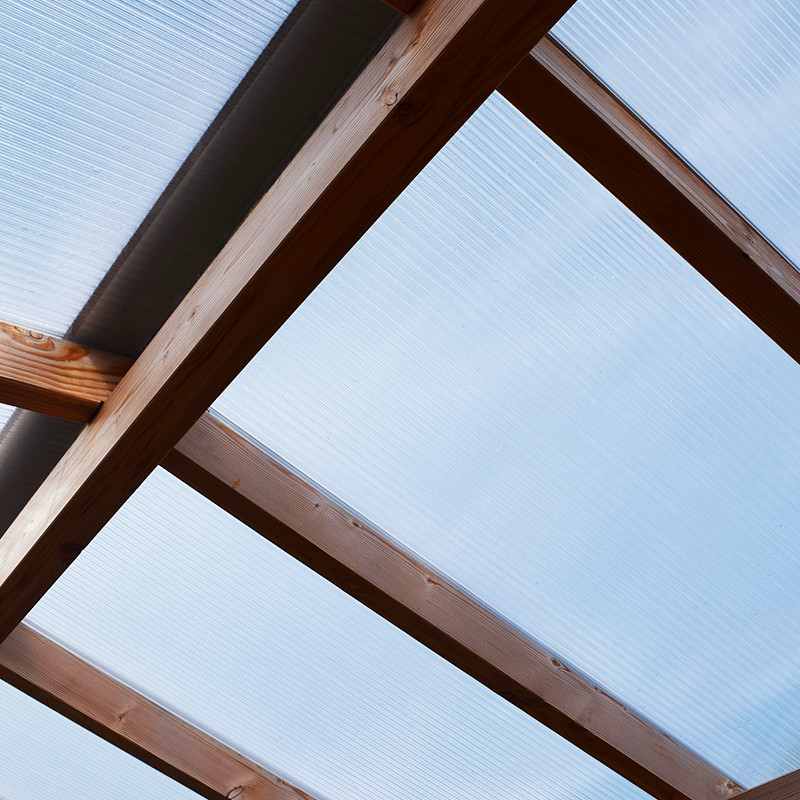 Plaque polycarbonate alvéolaire 16 mm MAYA® | 2000 x 1000 mm – 2.00m² Transparent - 3