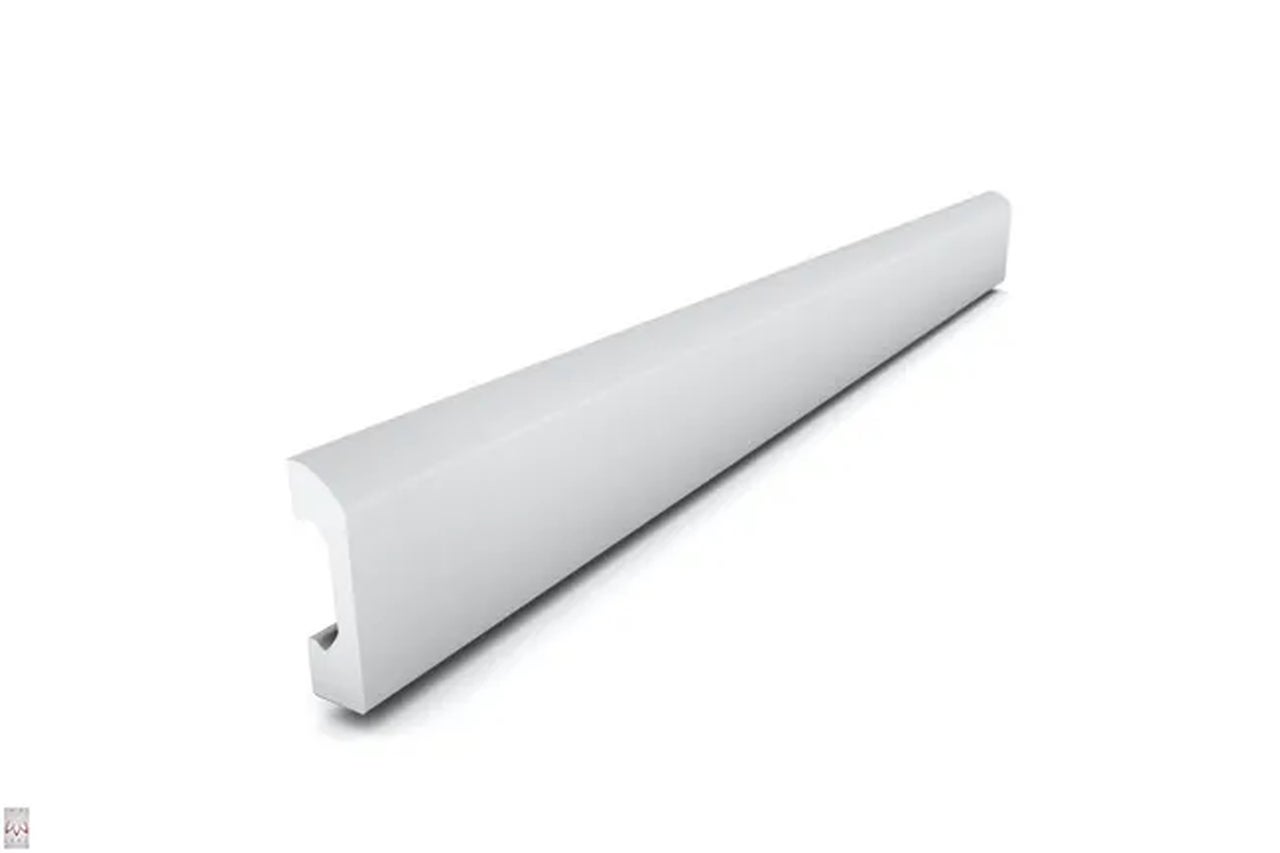 Plinthes 1 pièce / 2 mètres plinthe plinthe - blanc - matériau dur - décoration - mur - sol - plafond DP3 - 4