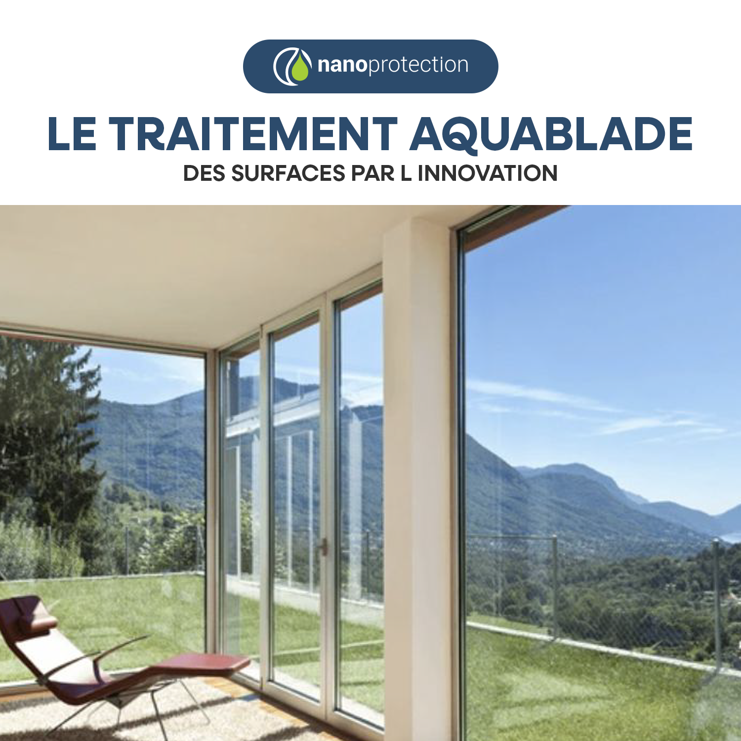 Raclette silicone AquaBLADE pour vitres - 6