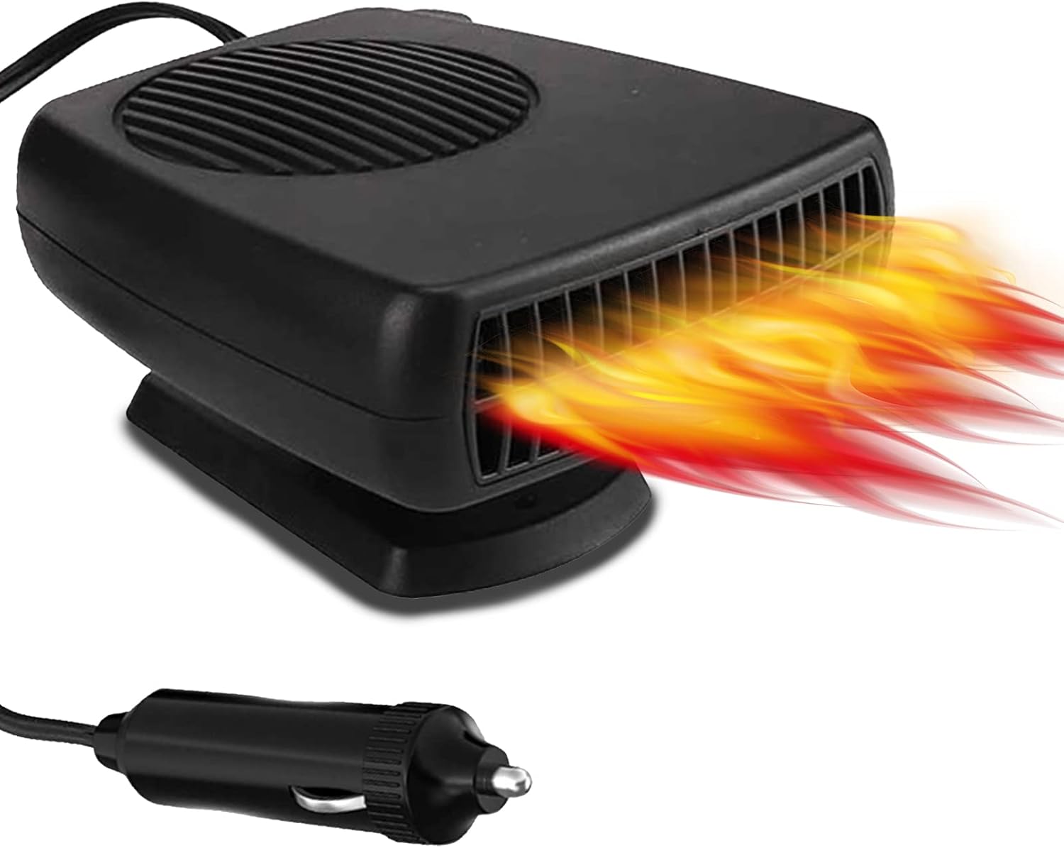 szt. 150 W ogrzewacz samochodowy 12 V: przenośny grzejnik samochodowy z wentylatorem 12 V, grzejnik samochodowy z wentylatorem i odmgławiaczem