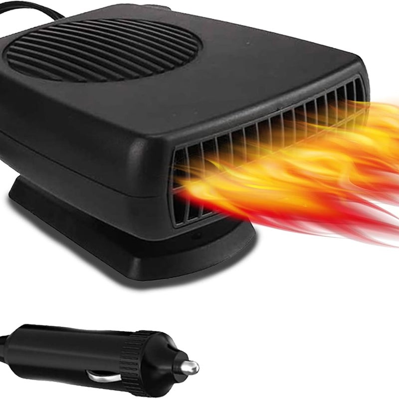szt. 150 W ogrzewacz samochodowy 12 V: przenośny grzejnik samochodowy z wentylatorem 12 V, grzejnik samochodowy z wentylatorem i odmgławiaczem