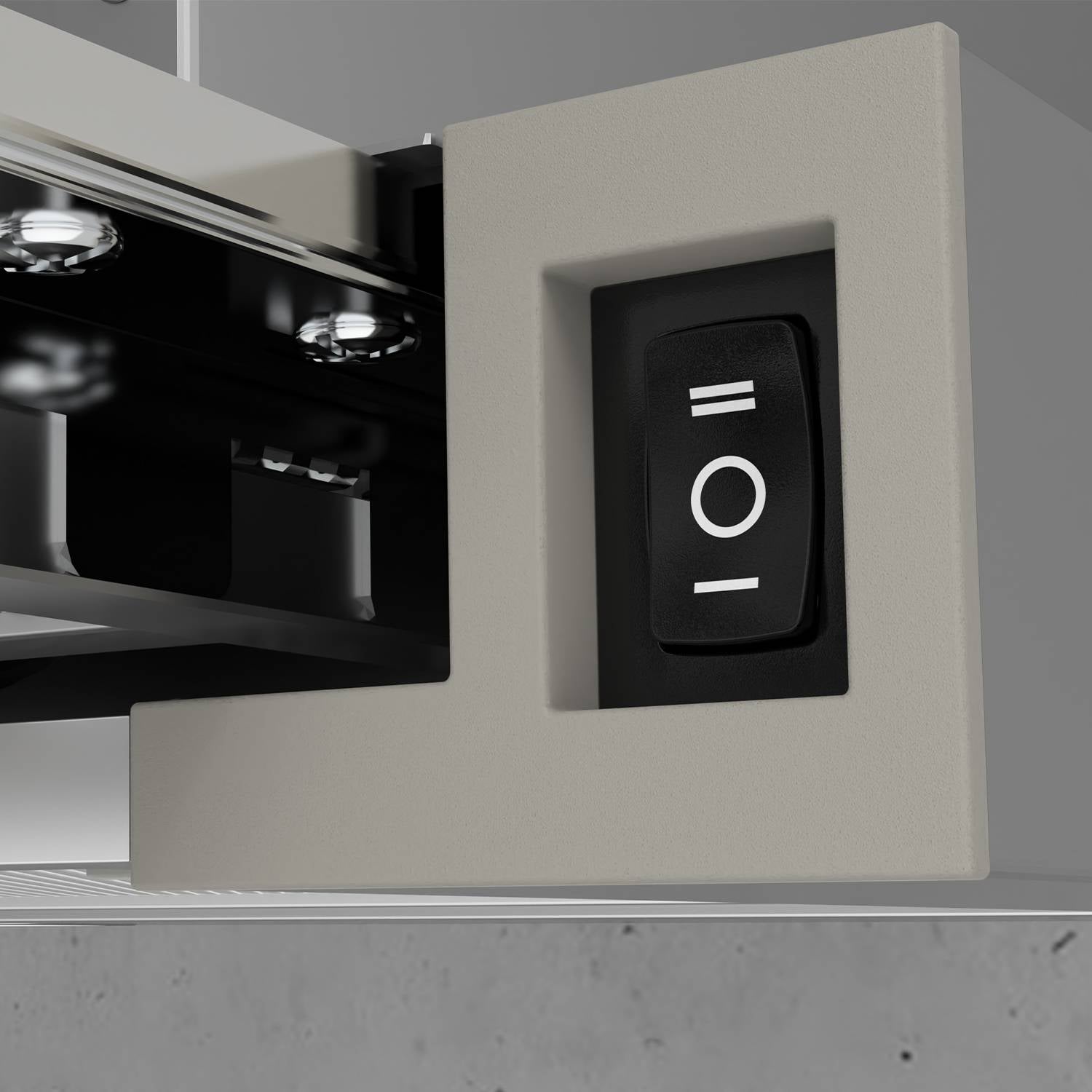 CIARRA Hotte Tiroir 60cm A++ 370m³/h avec 2pcs Filtres à charbon Recyclage et Évacuation Inox CD6906DS - 5