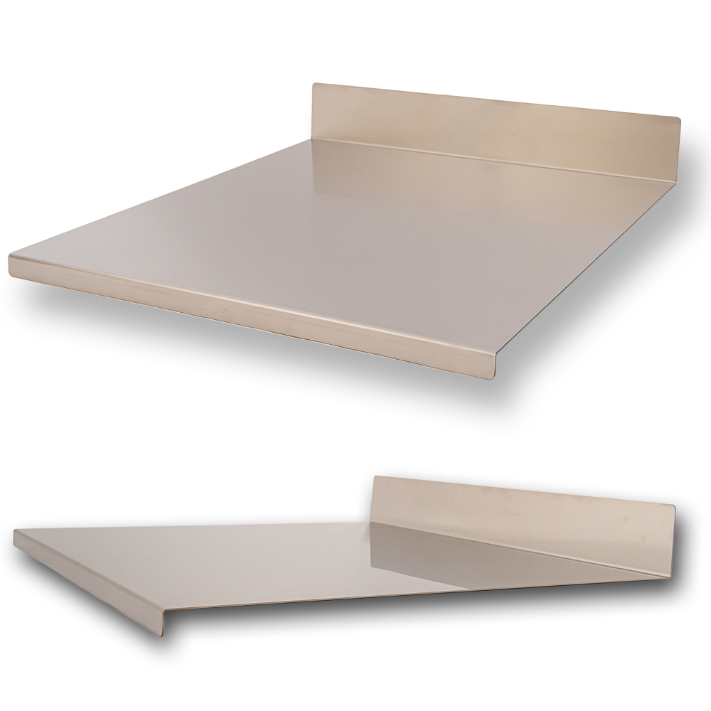 Spianatoia In Acciaio Inox 304 - 50x56 Cm Per Cucina, Con Base Antiscivolo E Facile Da Pulire