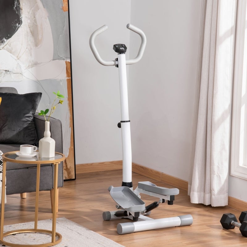 Stepper Velo Stepper vélo ABS, 55x53x118-128 cm, écran LCD, vitesse réglable ...