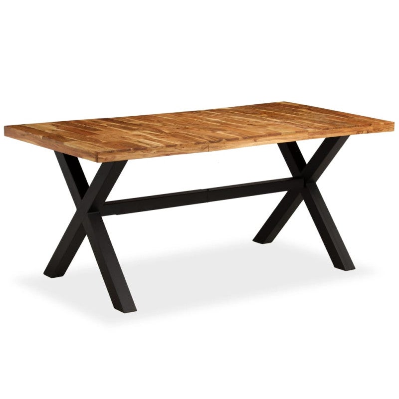Stół do jadalni z drewna akacjowego i mango, 180x90x76 cm vidaXL