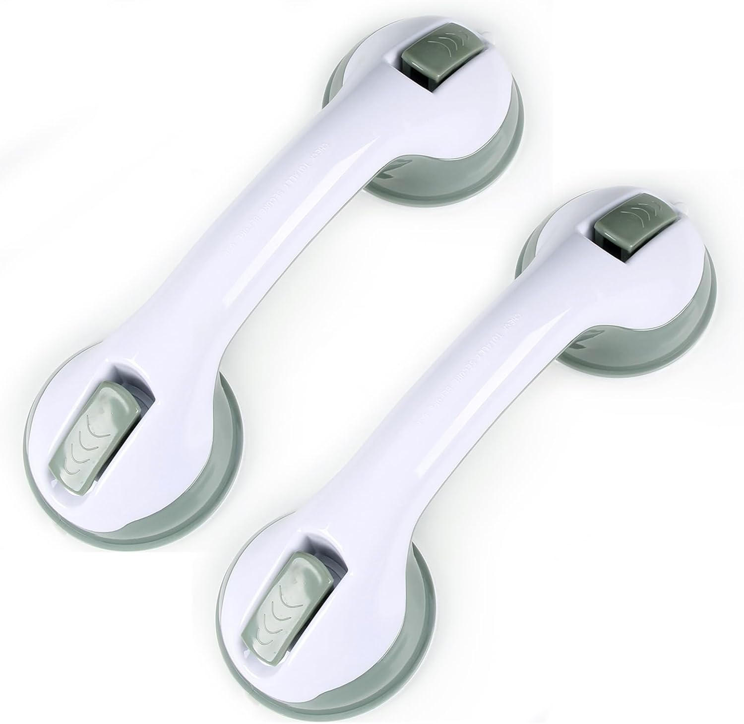 Uchwyty prysznicowe z przyssawkami, bez wiercenia, do łazienki i toalety (zielone)