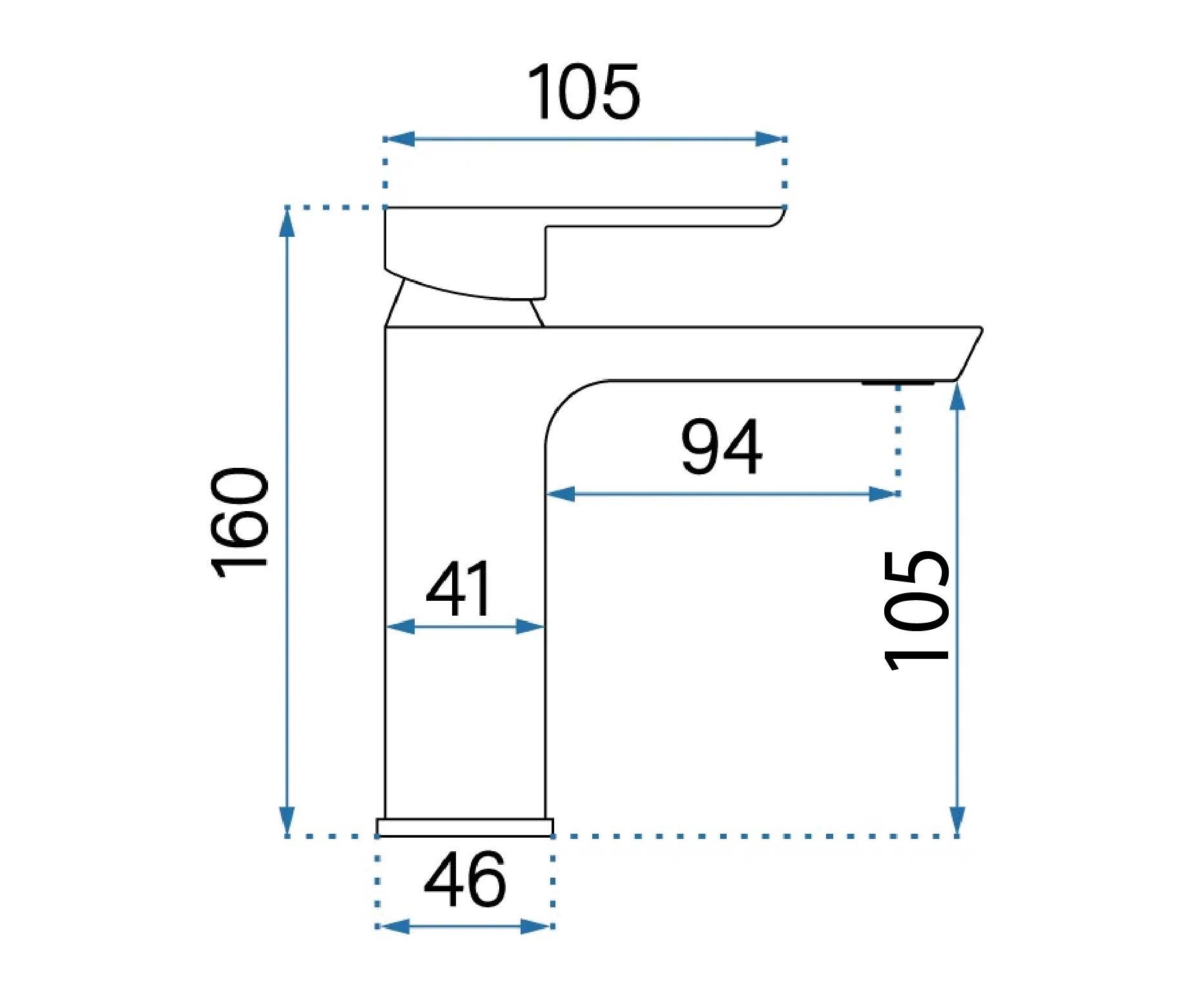 ROBINET DE LAVABO REA MY2021-2G ARGUS LOW GOLD - 7