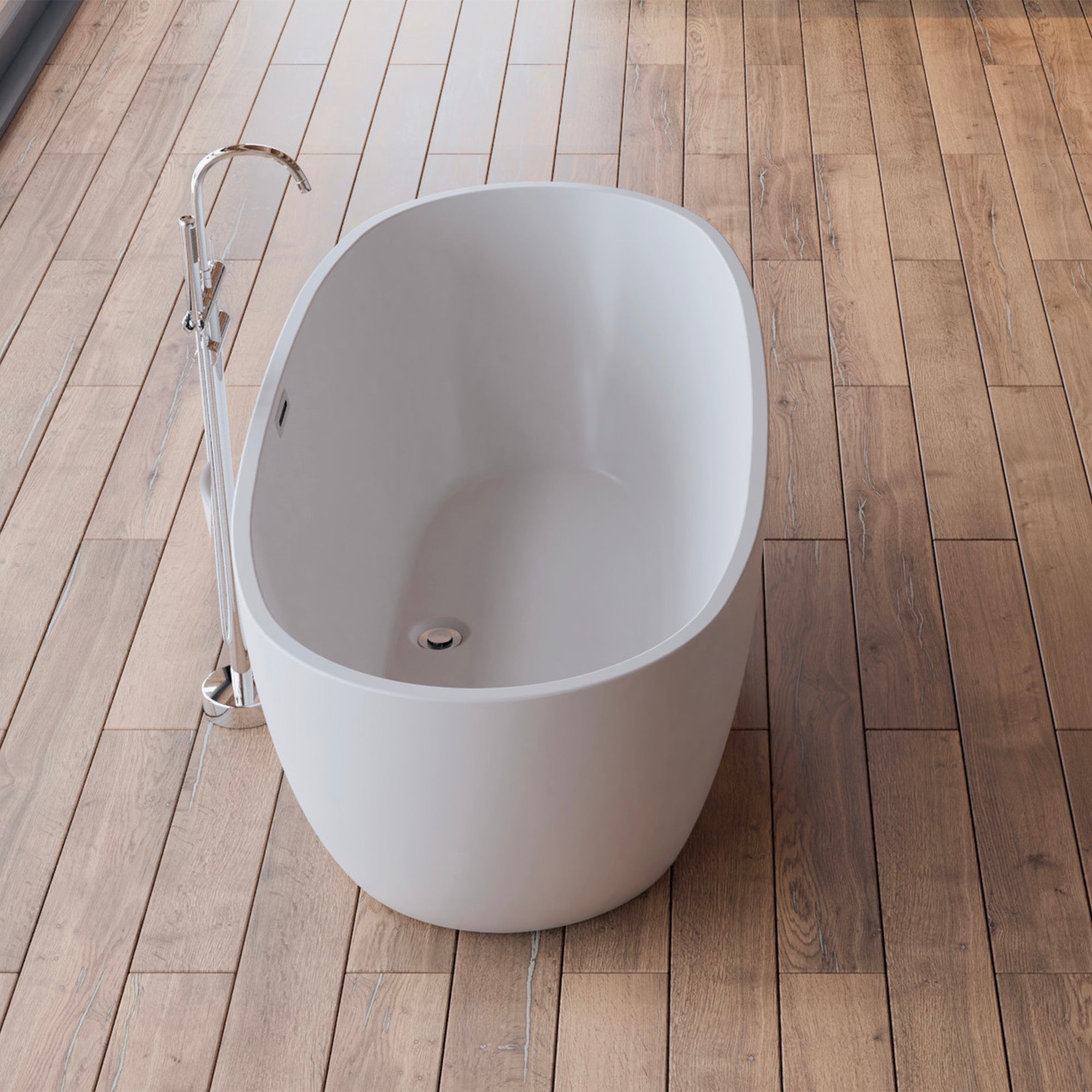 Baignoire Ilot Samba 170 blanche 170 x79 x58 cm, by SPALINA - 5