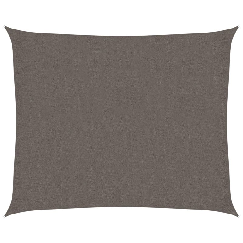 Żagiel przeciwsłoneczny antracytowy, 160 g/m², 2,5 x 3 m, wykonany z HDPE, osłona przeciwsłoneczna do ogrodu