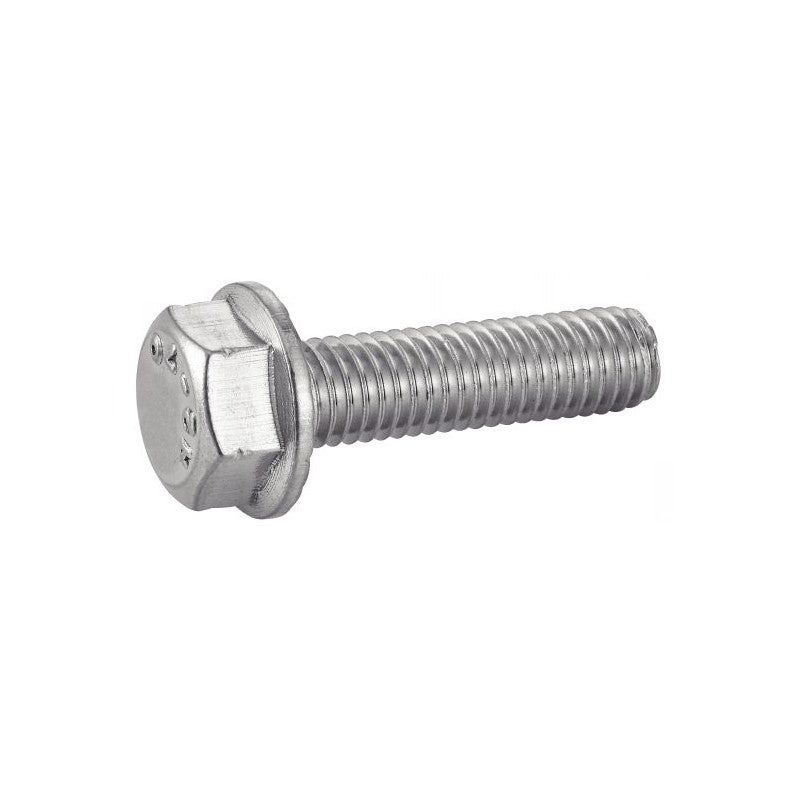 Vis à métaux tête hexagonale à embase crantée - Inox A2 10x50 mm ...
