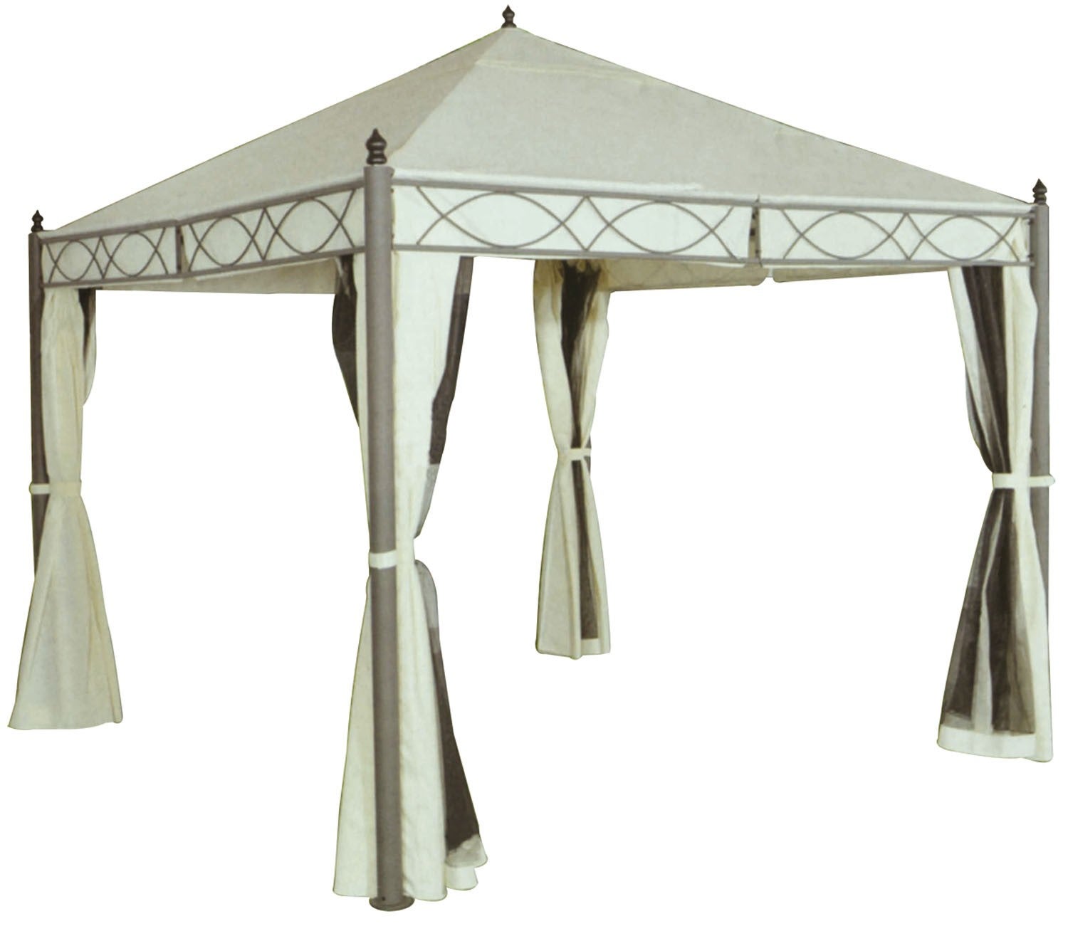 Ulisem Parete Laterale Per Gazebo, Set Da 4, 2 X 3 M, Pannelli Laterali, Finestra E Cerniera Impermeabile Plastica Pe Blu 89020833