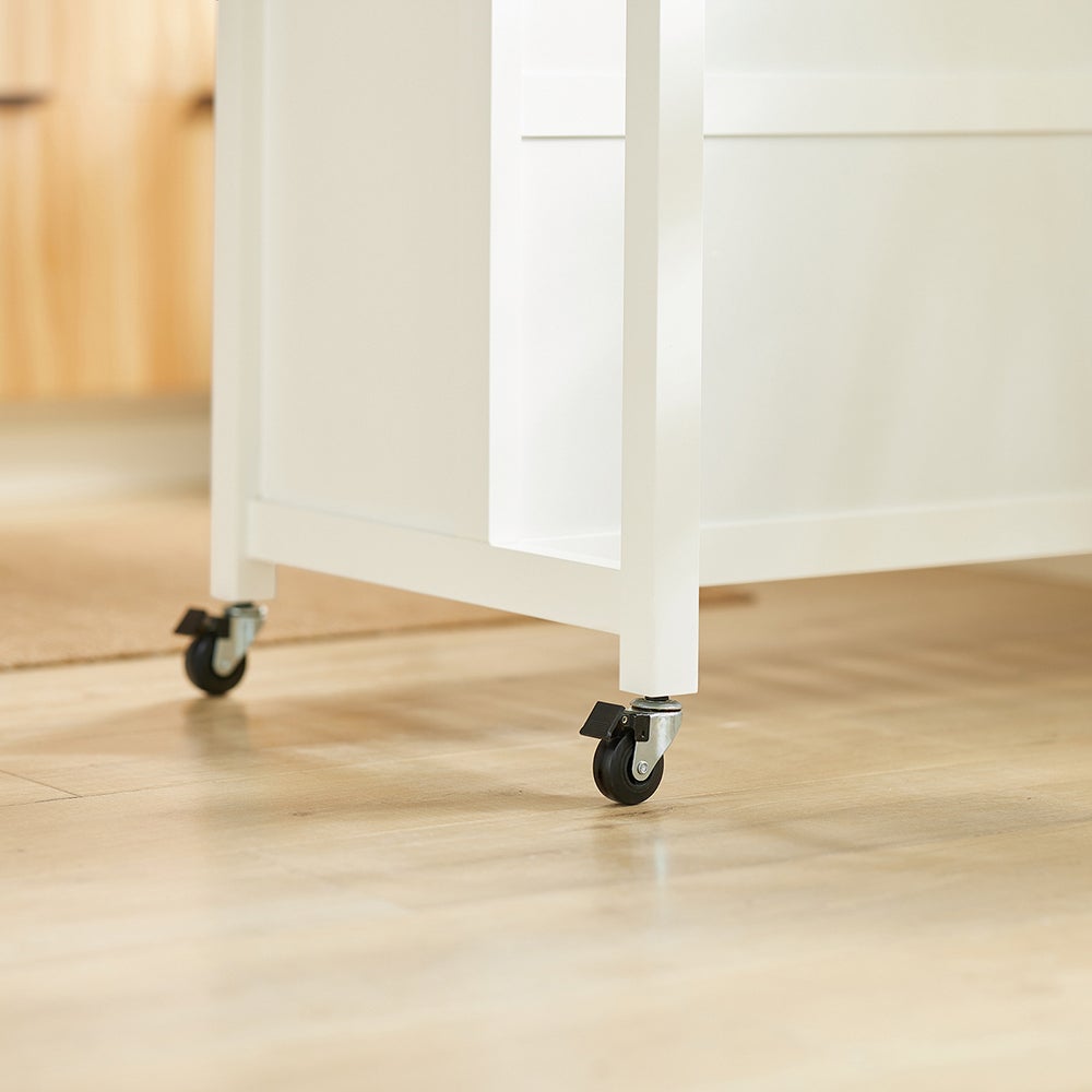 SoBuy FKW74-WN Meuble de Cuisine Desserte de Cuisine à Roulettes Table Roulante Meuble de Rangement pour Cuisine et Salon - 7