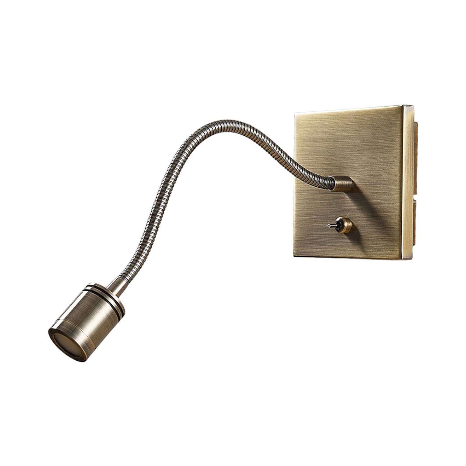 Lampe à tableau en laiton | Spot vintage