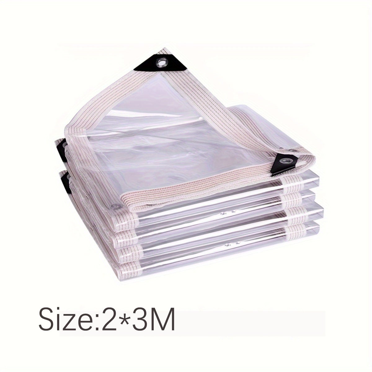 Bâche Imperméable Transparente 1m,2m,3m,4m,5m,6m,7m,8m,9m,10m Bâches