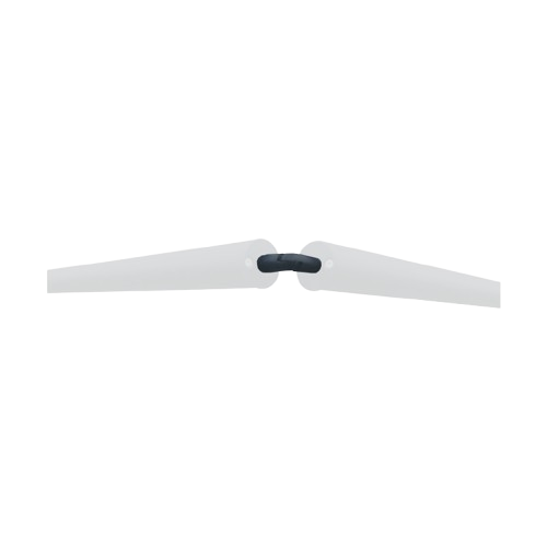 Coude de liaison de main courante variable 90 à 180 degrés gris anthracite, Opalu KORDO