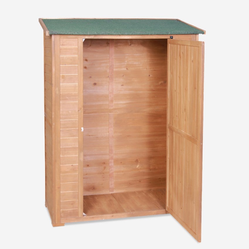 Cabane en bois pour outils de jardin 111x51x142 Smew - 5