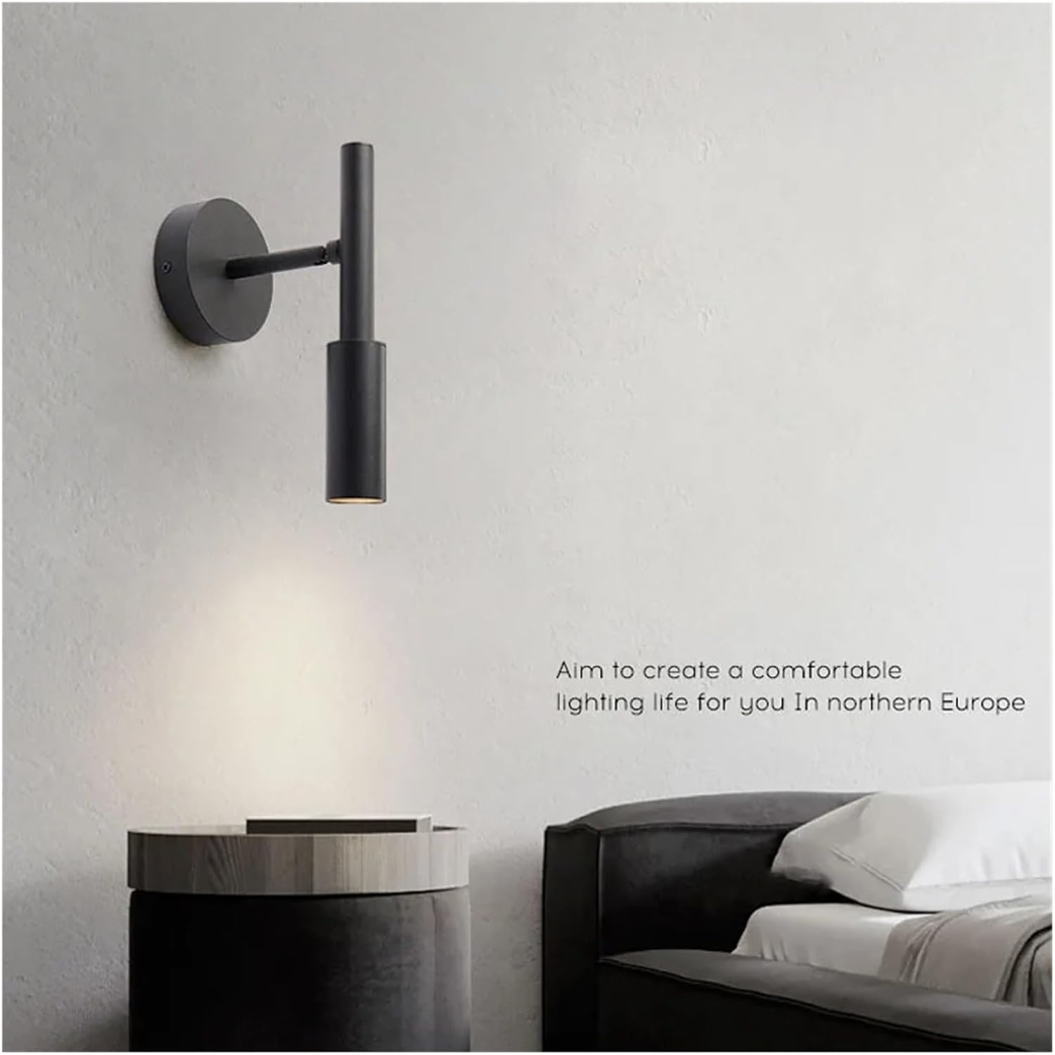 Applique Murale LED De Style Simple, Lampe Chevet For Chambre À Coucher, noir,Salon, Ampoule For Couloir D'hôtel, Allée, Escalier, Ménage Protection d - 4