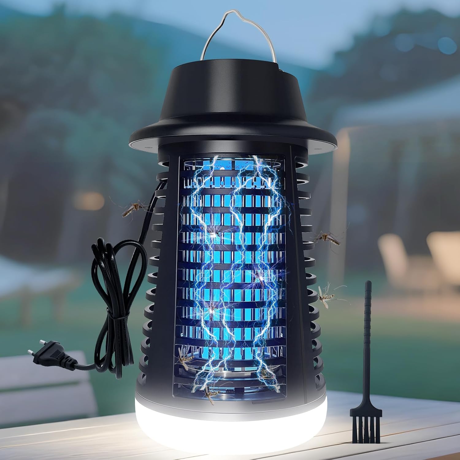 Lampe Anti Moustique avec LED Lampe, Lampe Anti Mouche 4200V+15W UV — free download