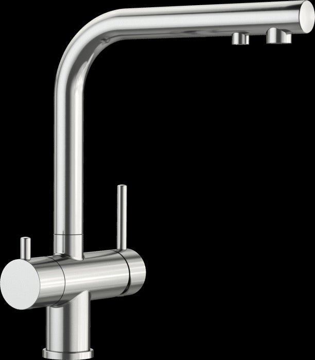 Mitigeur Blanco Fontas II Filter PVD Steel - Inox PVD coloris Inox PVD