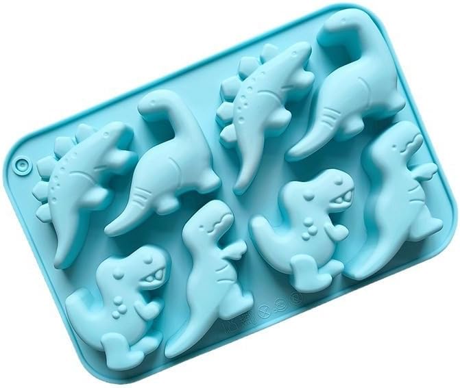 Forma dinozaura, silikonowe formy 3D w kształcie dinozaura, forma do ciasta w kształcie dinozaura, do czekoladek, cukierków, galaretek, kostek lodu, m