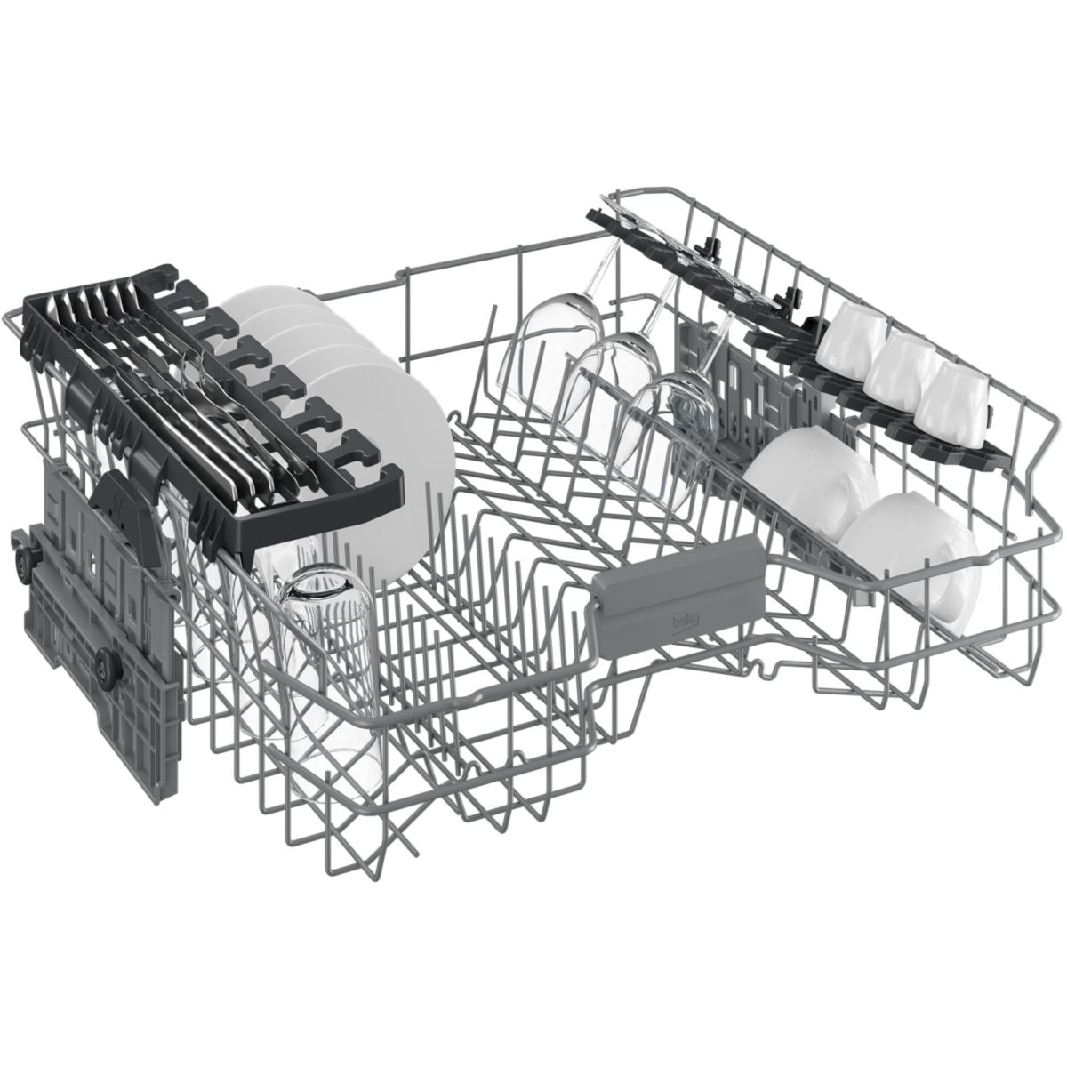 Lave vaisselle encastrable BEKO BDIN16430 Glissières - 4