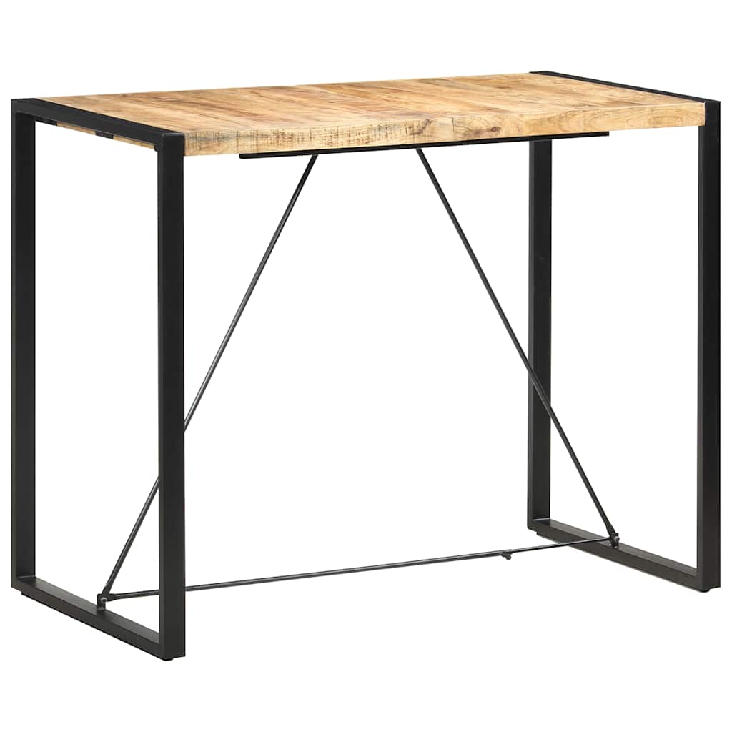 Vidaxl Mesa Alta De Cocina De Madera Maciza De Mango 140X70x110 Cm , Leroy Merlin