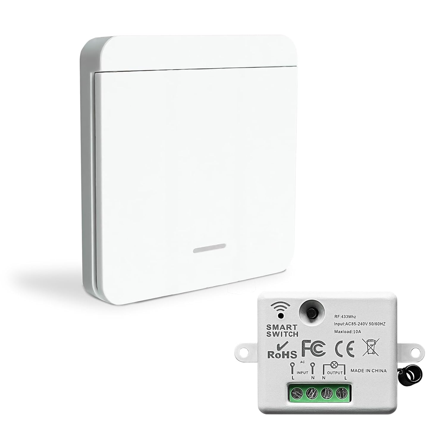 Przełącznik bezprzewodowy, gniazdo zdalnego sterowania bezprzewodowego, nadajnik i odbiornik RF, kontroler AC110-250V, przełącznik bezpieczeństwa, ł