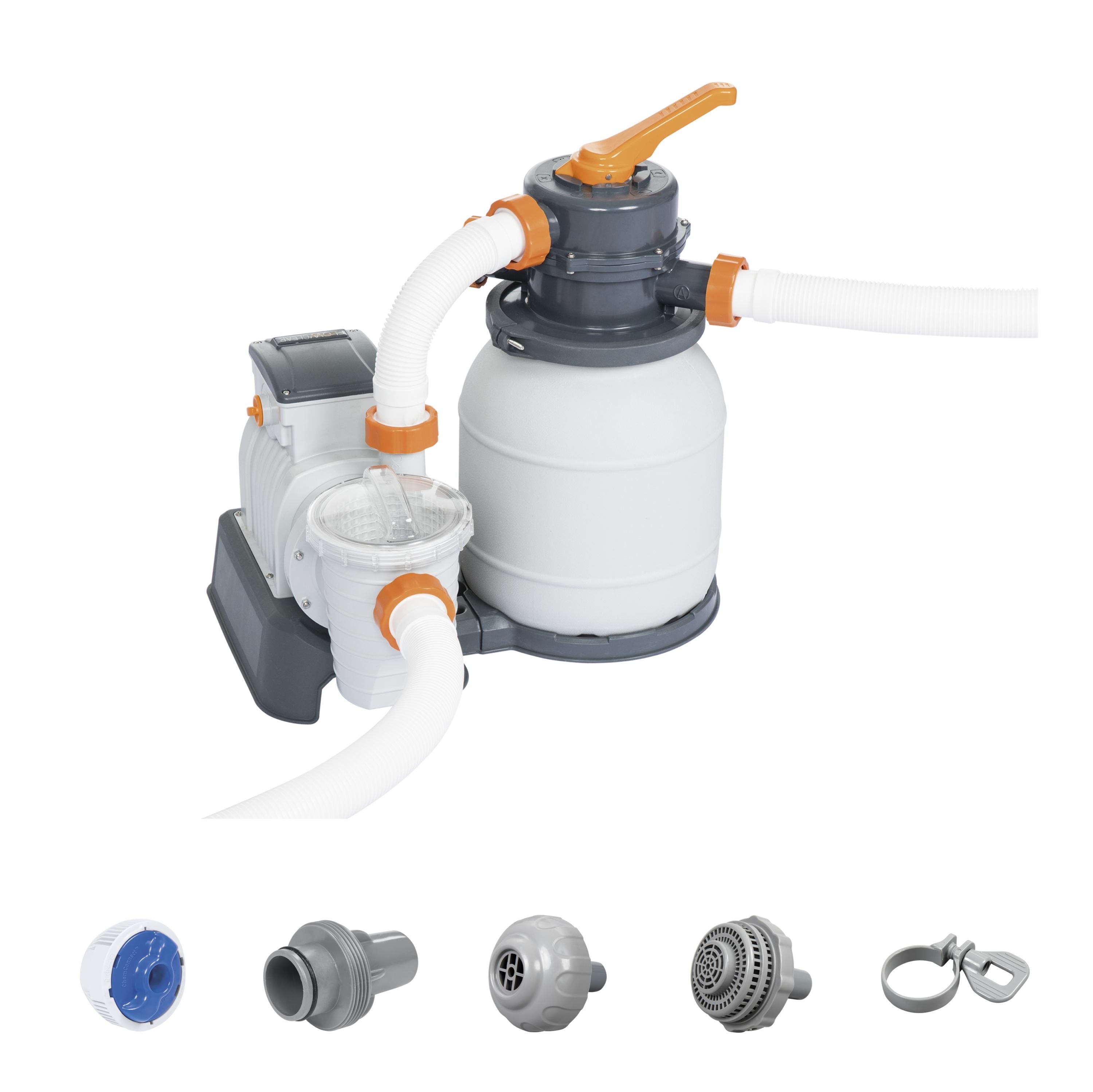 Kit Morsetto Di Ricambio Per Filtro A Sabbia Intex 11380 - Adatto A Modelli Da 12 E 14 Pollici Con Viti E O-Ring