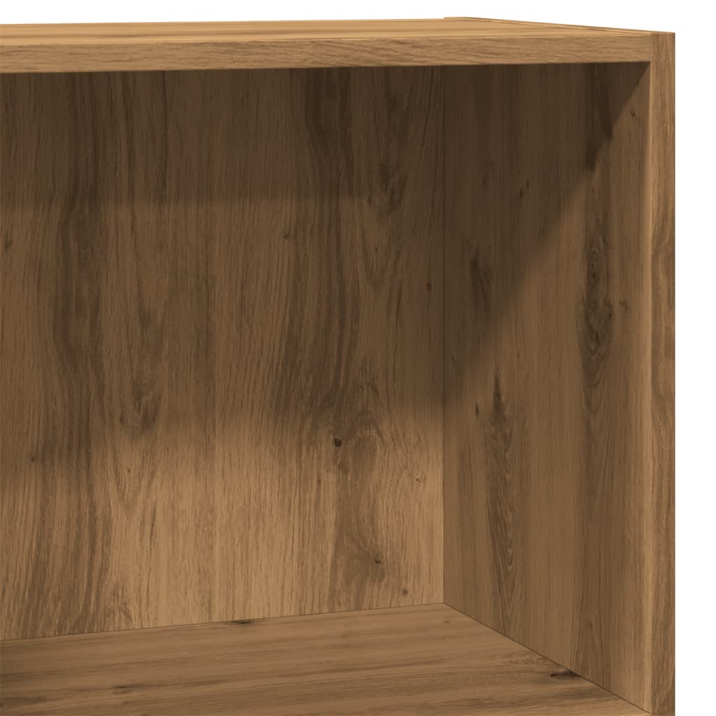Bibliothèque pour Séjour en Bois Marron H. 30 x l. 60 x P. 30 cm - 7