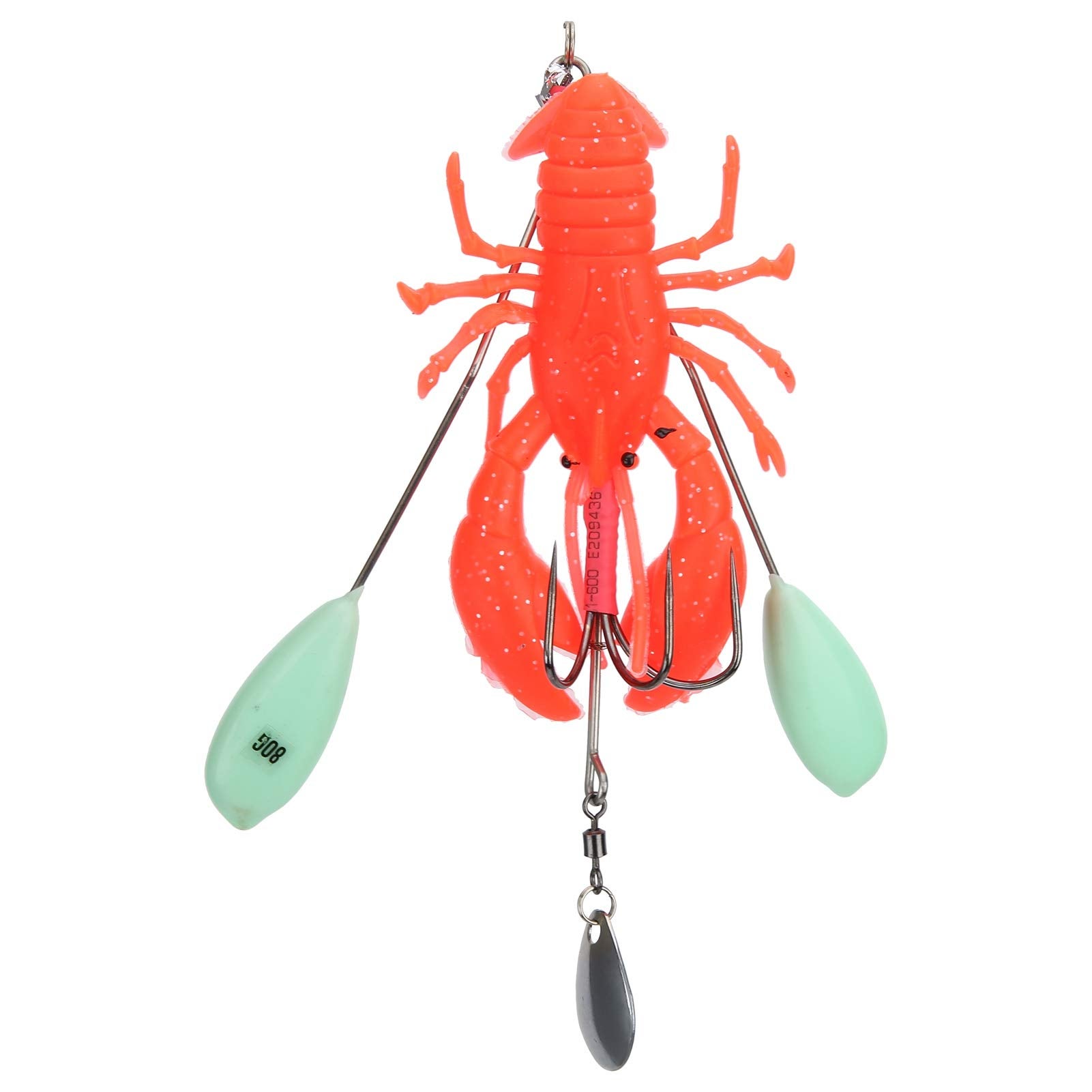 Leurre artificiel de simulation de gros homard et d'écrevisses pour la pêche à la traîne en