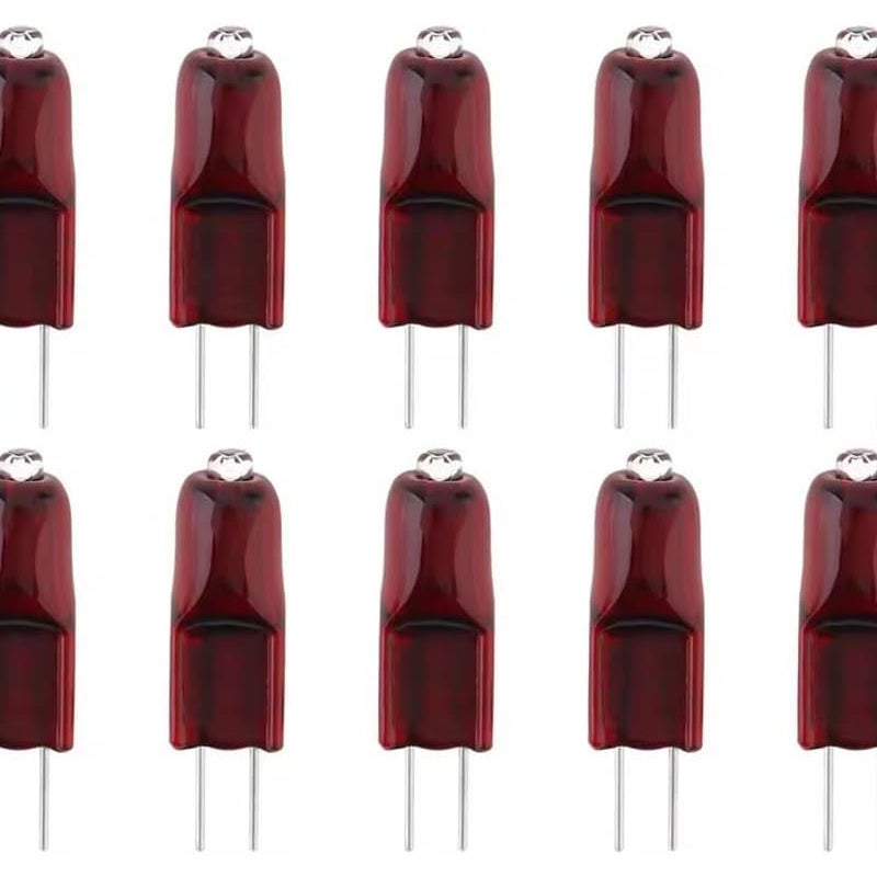 24 V, 20 W, 10 szt., lampa halogenowa G4 na podczerwień, lampa grzewcza IR, żarówka halogenowa, ogrzewanie, suszenie farby, kwarc