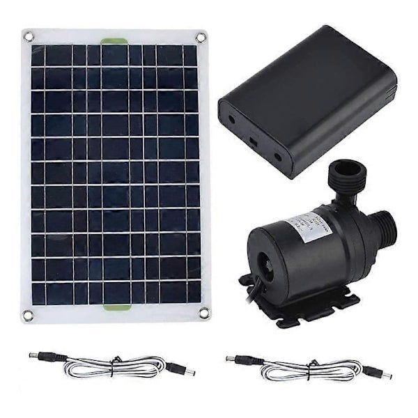 Pompe à eau solaire 50 W, 800 l/h, 12 V CC, silencieuse, pour fontaine de jardin ou familiale - Perfect_tfrf - 5