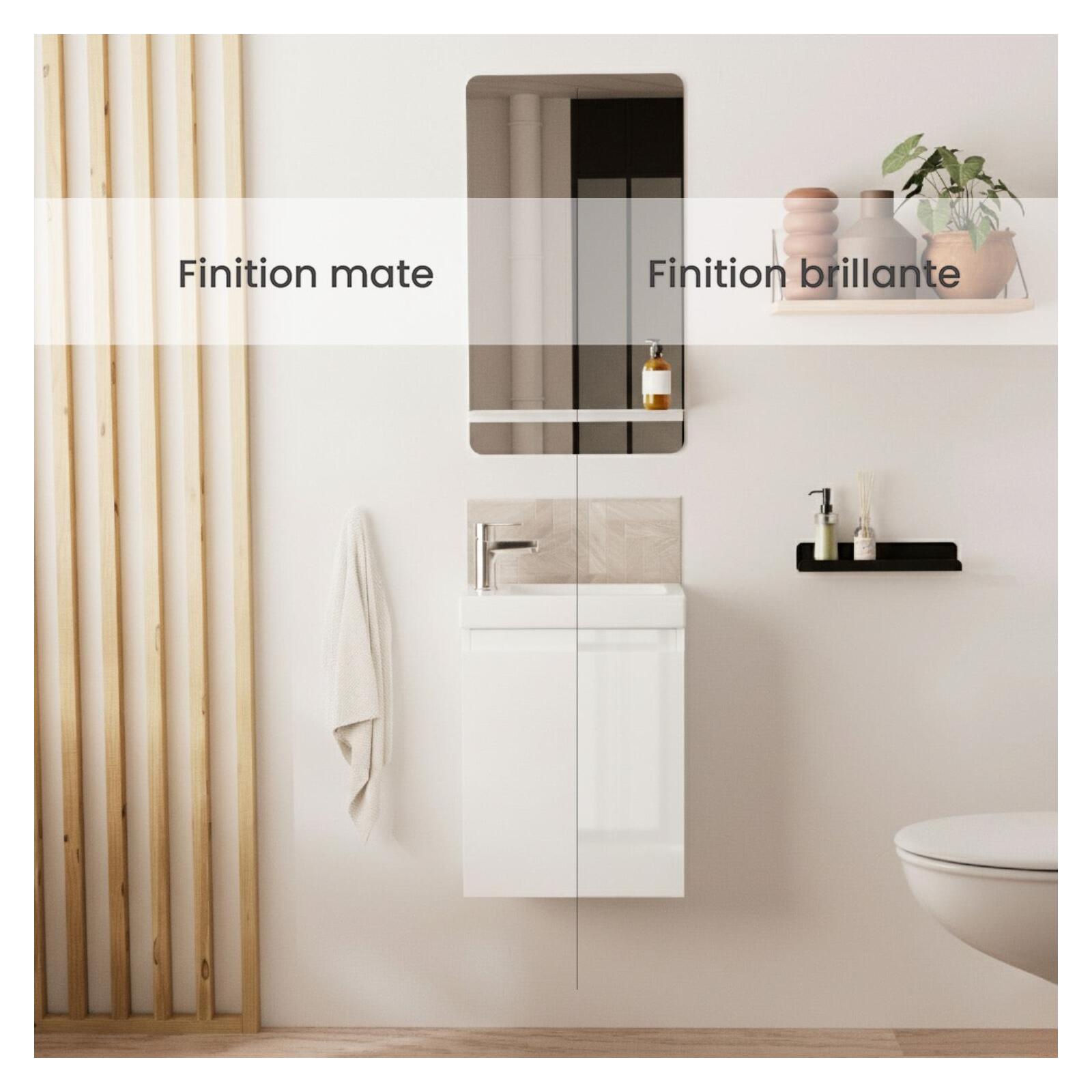 Meuble lave-mains LISA suspendu 41 cm - 6