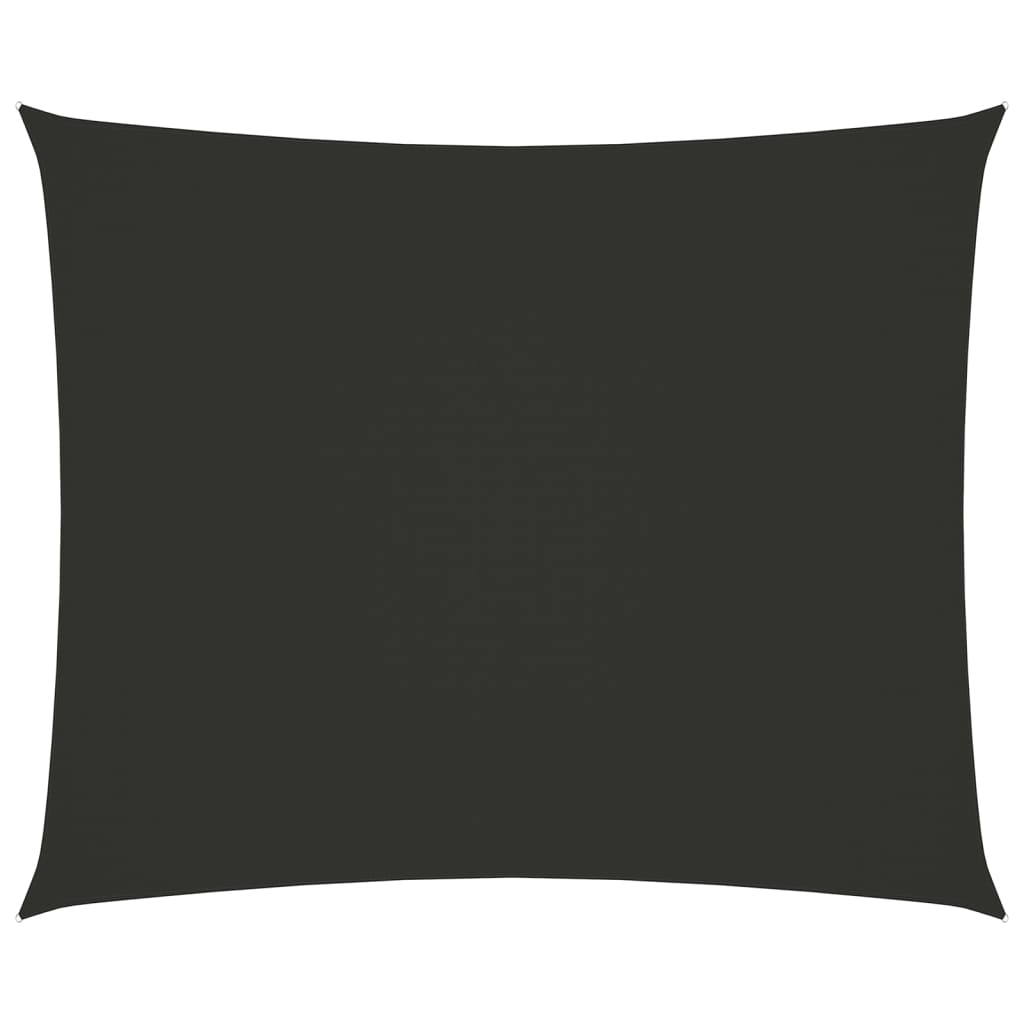 Voile de parasol tissu oxford rectangulaire 5x6 m anthracite vidaXL - 2