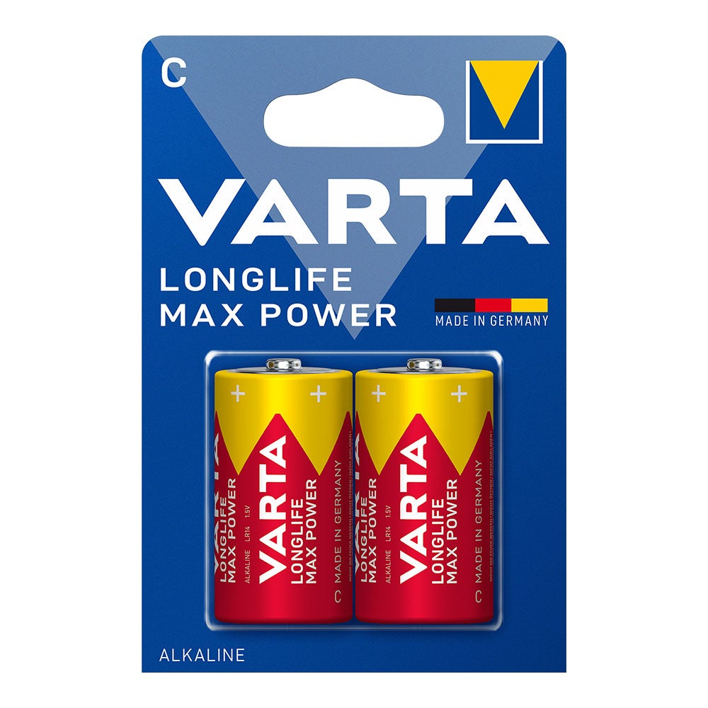2 Piles LongLife VARTA LR14 Max Power Alcaline - 6