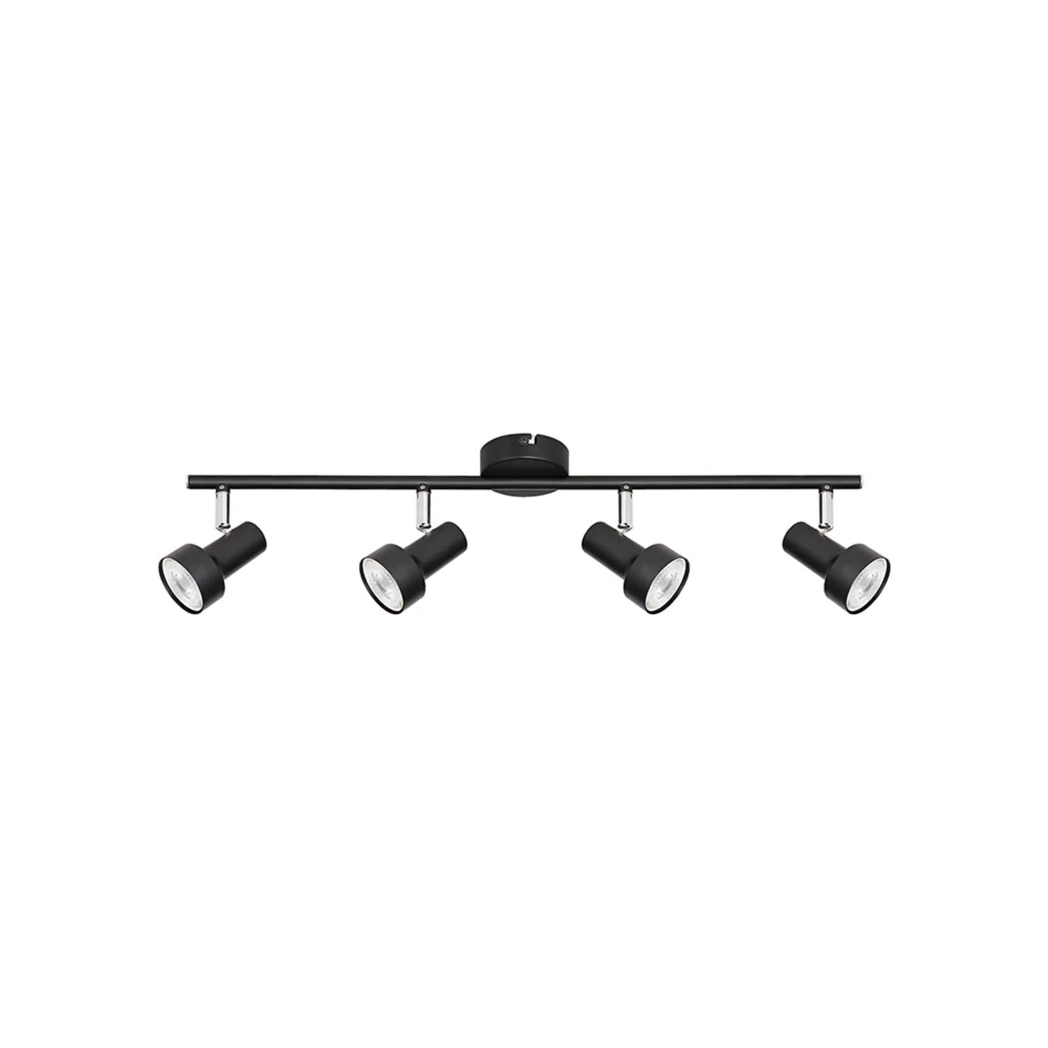 Reflektor sufitowy Spot Konrad czarny 4xGU10x10W wym: 14 x 60 x 8 cm IP20 Rabalux