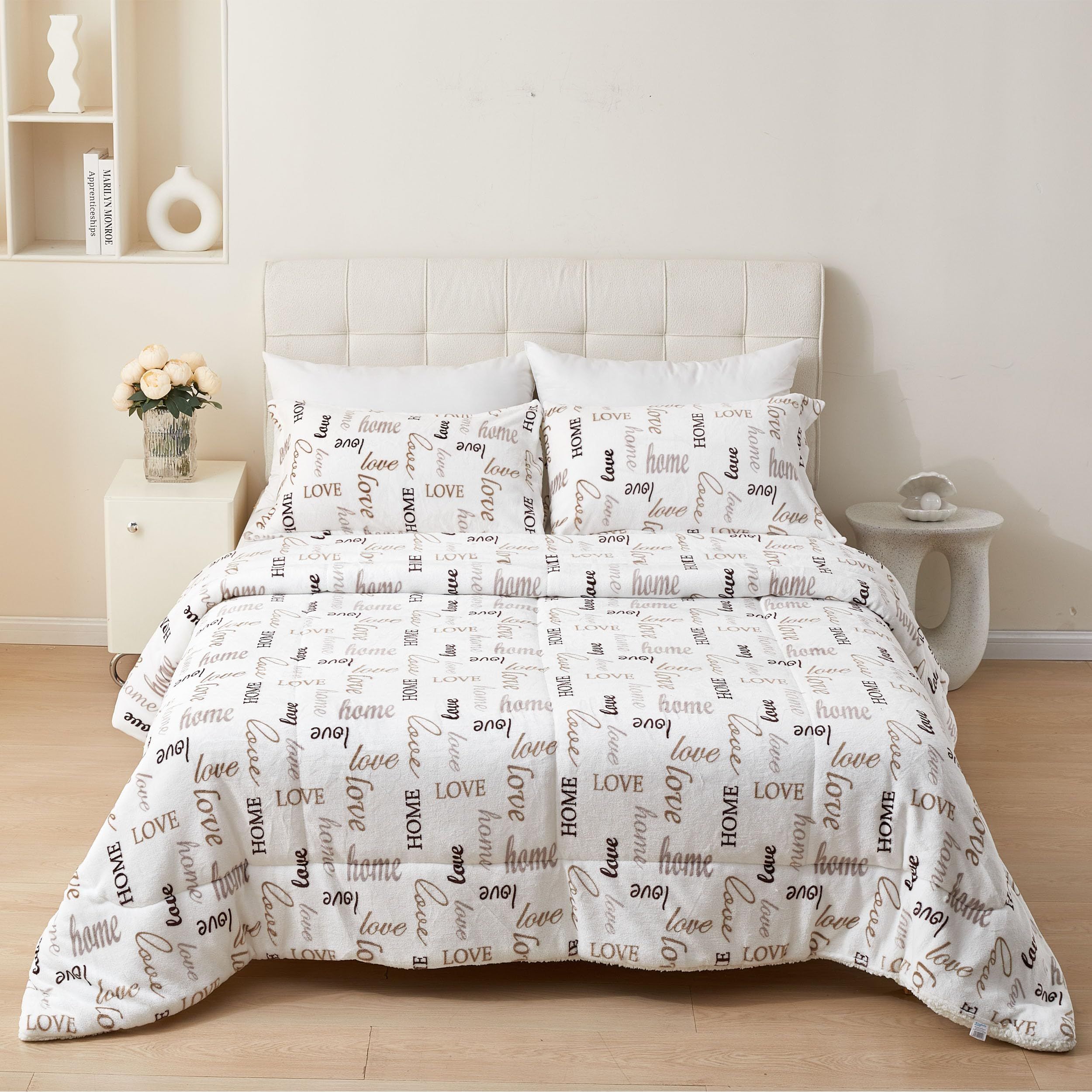 Edredón Nórdico con Borreguito, Poliéster, Home, 135-150 Fundas