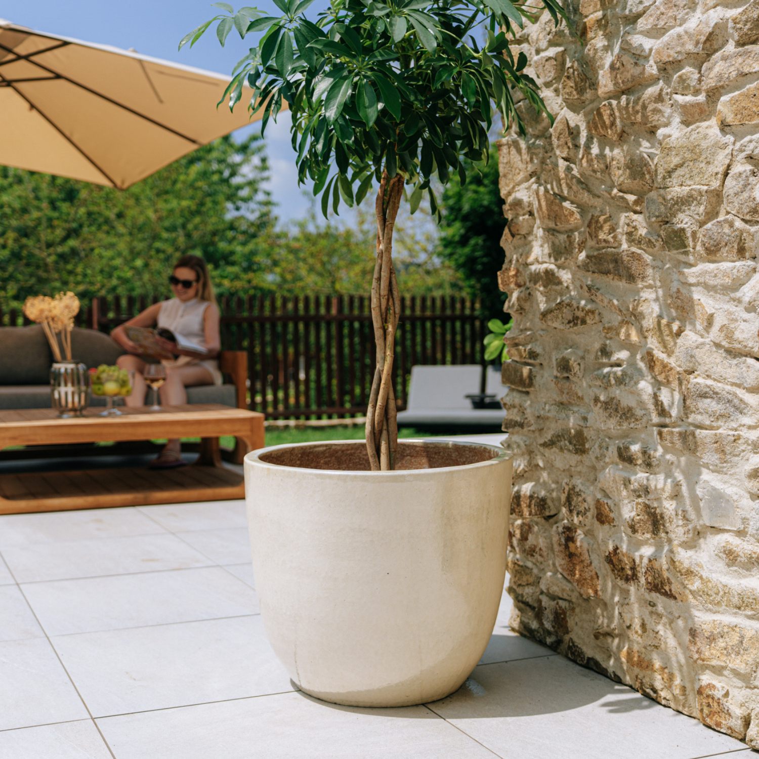 DecoPro 5 Cm De Long Doric Kaki Mince Lingot Frange Tailler, Style