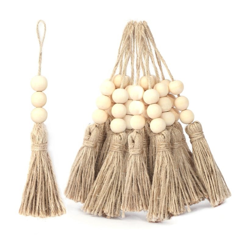 HENGBIRD Lot De 36 Pendentifs En Bois à Peindre – Papillons Et Fleurs – Kit DIY Créatif Avec Aquarelle Et Strass Pour Enfants