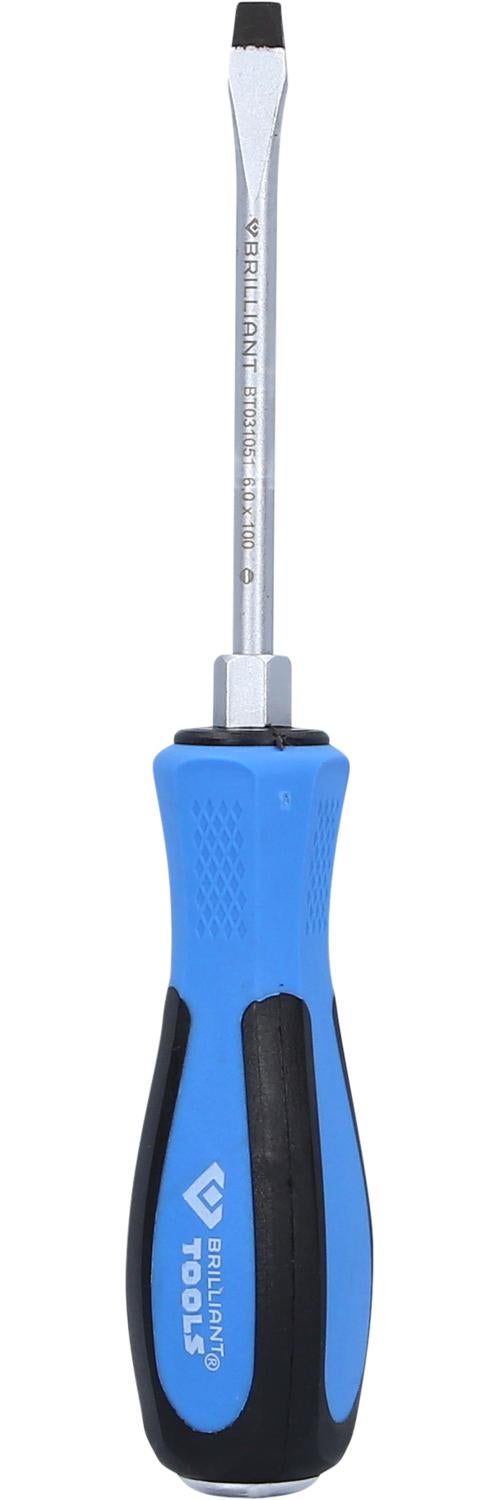 BRILLIANT TOOLS BT031051 Giravite a intaglio con calotta di percussione, 6,0 x 100 mm [Powered by KS TOOLS]