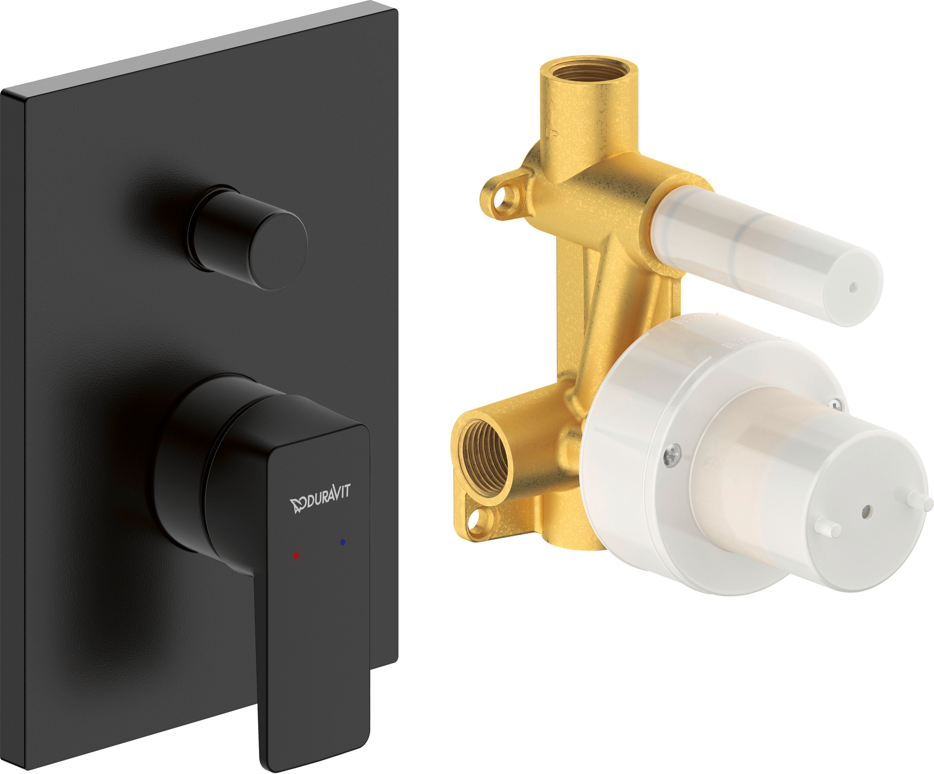 Duravit Manhattan bateria podtynkowa 2 odbiorniki + element podtynkowy