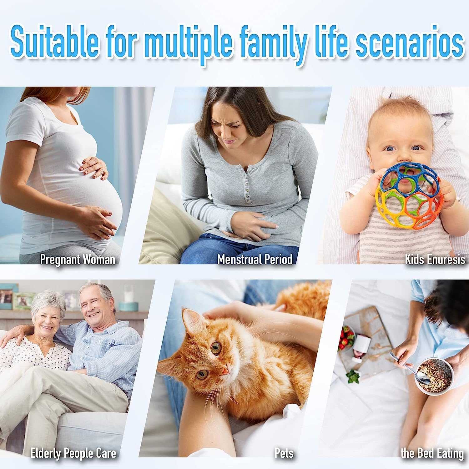 Protège-Matelas 180x200 cm Imperméable et Respirant - Housse de Lit Anti-Urine - Alèse Bébé et Adulte - Microfibre Douce - Non-Dérapante - 4