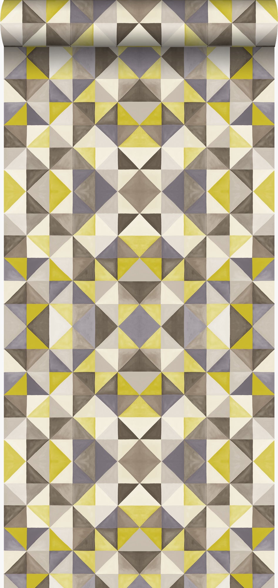 Tapeta kubizm ochry żółtej - 53 cm x 10.05 m - ORIGIN