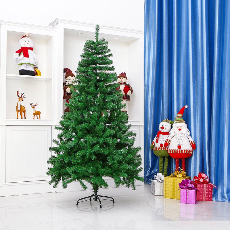 Árvore de Natal artificial verde de 180 cm com base de metal, ideal para decoração de Natal - 5