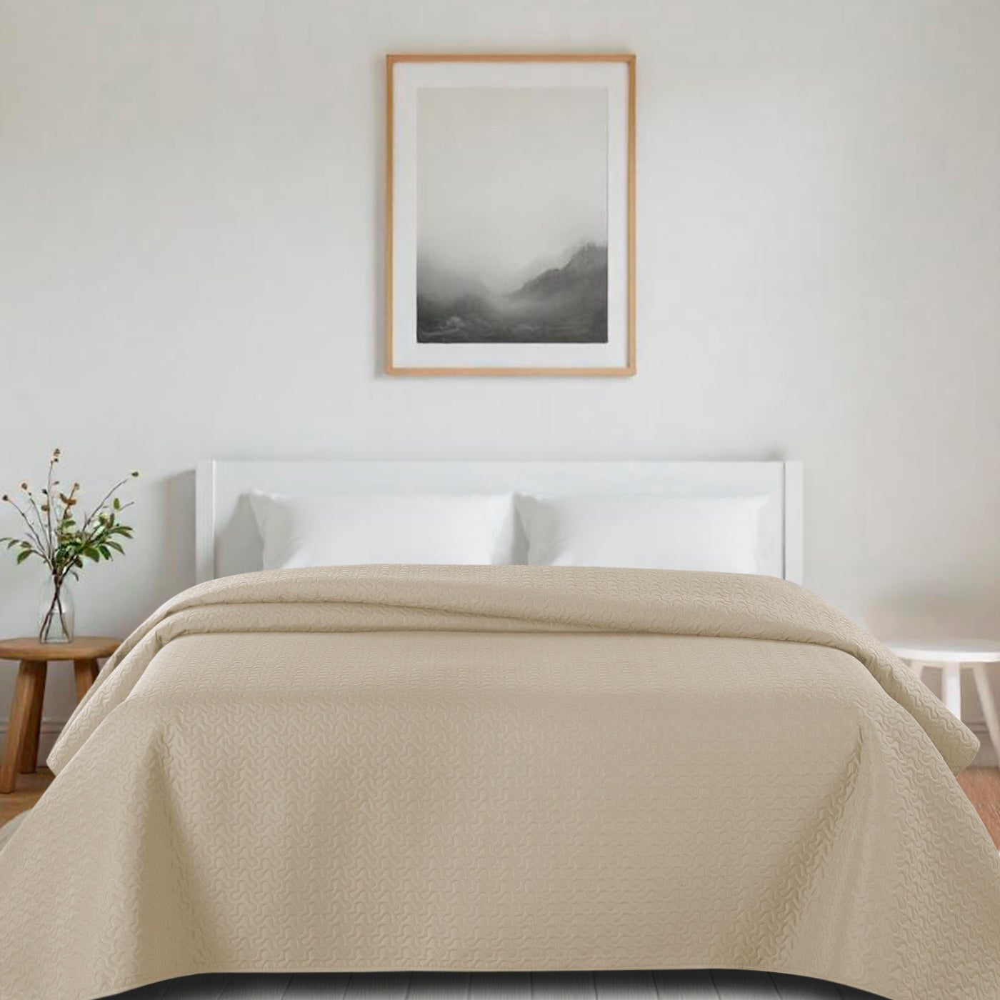 Home mercury- colcha bouti rombos para verano y entretiempo 100% poliéster. colchas cubre cama fina, ligera y suave. (camel, cama 90-180x260cm)