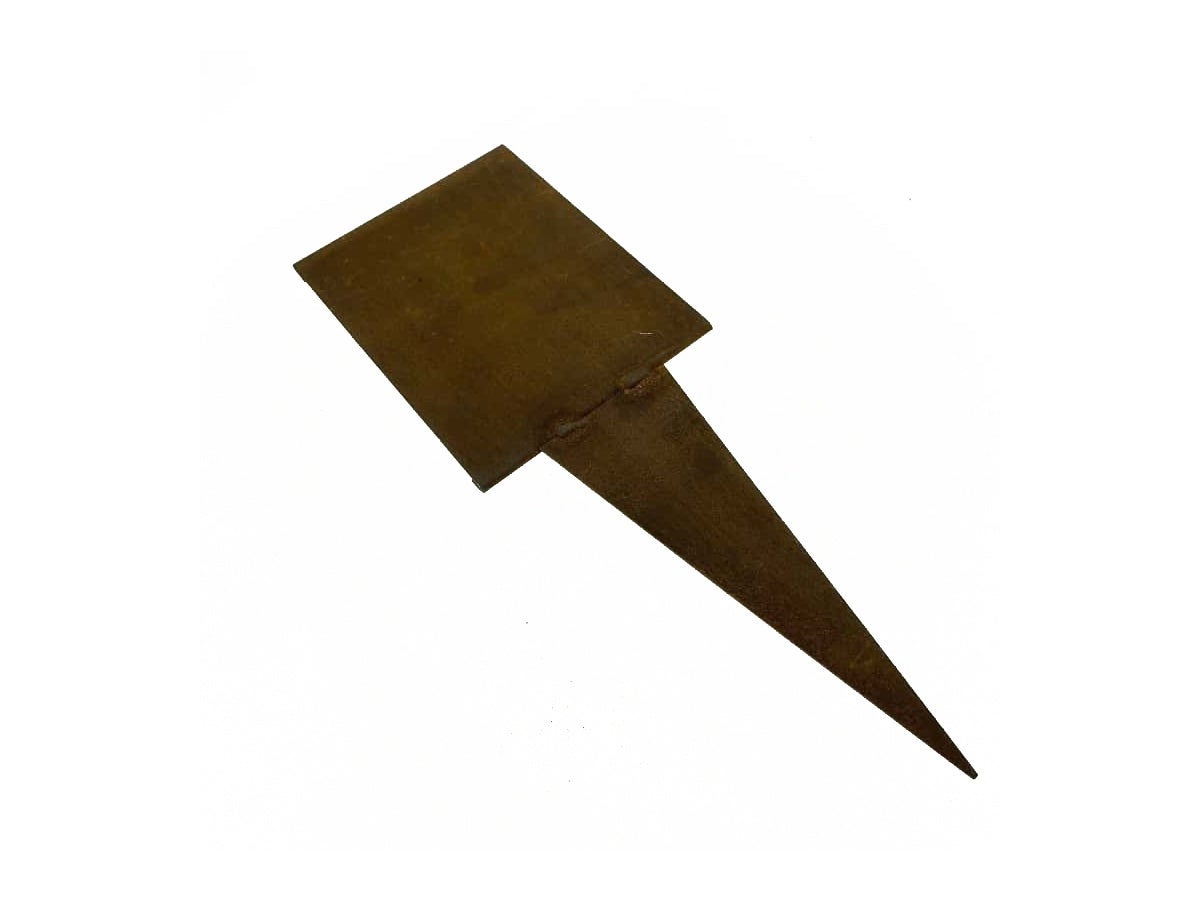 Piquets de bordure en acier Corten 10 cm / Arrondi - 4