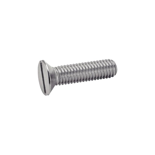 Vis machine fraisée ACTON DIN 963 inox A4 M3x16 tête fraisée fendue