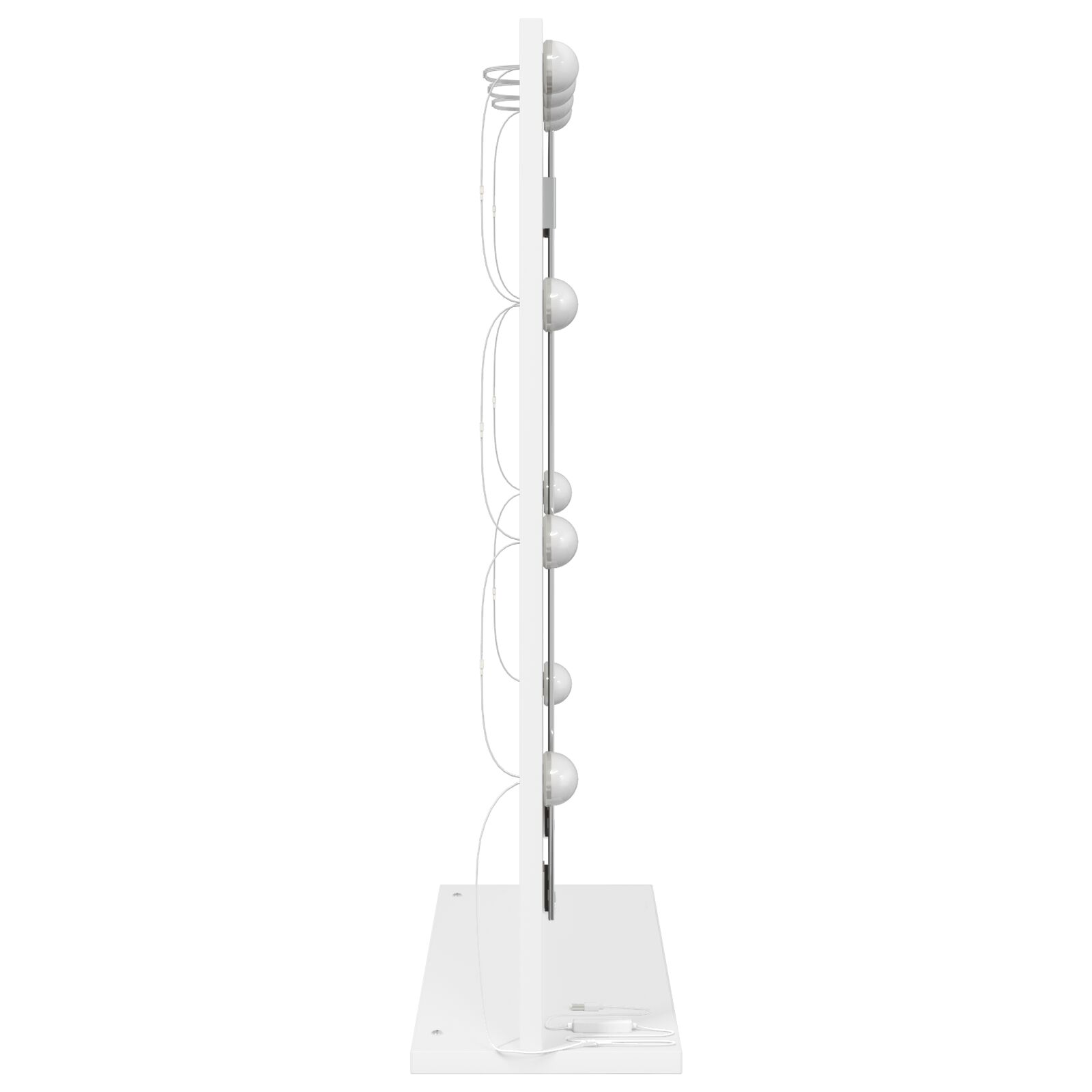 Lustro toaletowe Ze LED Lights Z lustrem Biały 70 x 50 x 18 cm